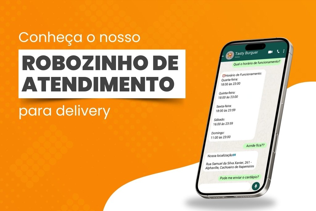 Robô de WhatsApp Cooki Gestão agilizando o atendimento em bares e restaurantes.